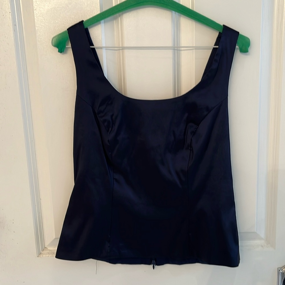 Xscape Vintage navy blue top NWOT never worn sz 6